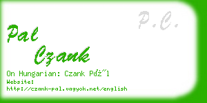 pal czank business card